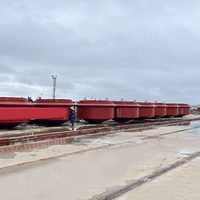 Bouée d'amarrage flottante gonflable en acier pour protection de quai et de navires marins