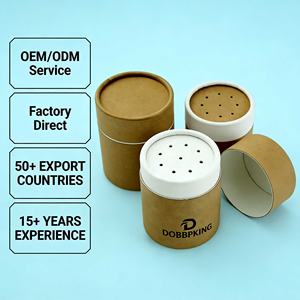 Tubo de Cartón Impreso Personalizado con Tapa Agitadora para Champú Seco en Polvo, Cosméticos, Especias y Otros Productos - Product Image 1