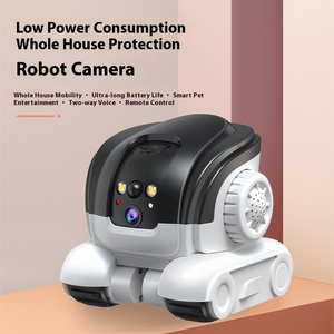 Tiêu thụ điện năng thấp Mini <span class=keywords><strong>Robot</strong></span> Pet <span class=keywords><strong>Camera</strong></span> Wifi Điều khiển từ xa không dây Dome cho nhà CMOS cảm biến đám mây lưu trữ dữ liệu tùy chọn - Product Image 2