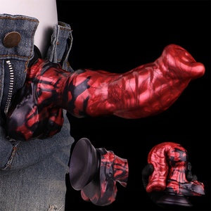 NNSX Fantasy Large Knot Penis Anal Plug Sex Toy for Men Women Silicone Horse <b>Dildo</b> Female Masturbator Prostate Massage Wholesale - Product Image 1