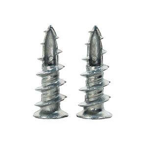 8 chevilles murales auto-perceuses en alliage de zinc avec vis - Product Image 1