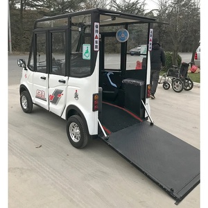 Scooter mobile suspendu électrique à quatre roues avec rampes de montée et de descente <span class=keywords><strong>pour</strong></span> fauteuil roulant, adapté aux personnes handicapées et aux utilisateurs de fauteuils roulants - Product Image 4