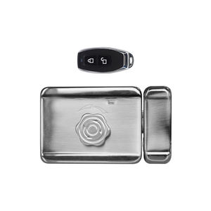 वायरलेस फिंगरप्रिंट डिय लॉक किट वायरलेस फिंगरप्रिंट कीपैड + वायरलेस लॉक + रिमोट ट्रांसमीटर - Product Image 5