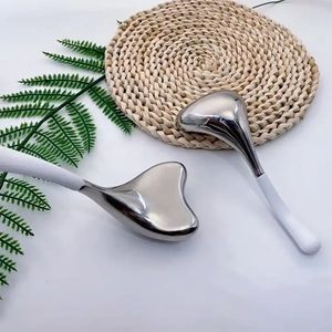 Cuchara de globos de hielo, palo de masaje Facial de acero inoxidable, masajeador de ojos faciales, rodillo de hielo facial - Product Image 4