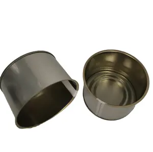 Boîte en métal avec un vernis doré à l'intérieur pour éviter toute oxydation Boîtes alimentaires en métal