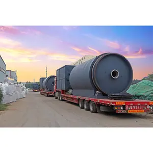 High Efficiency 15tpd Recycling Waste Tire And Plastic Into Fuel Oil Pyrolysis Machine