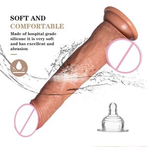 Realistischer Flüssigsilikon-Dildo in Übergröße, Sexspielzeug, Sexuelle Produkte zur Weiblichen Masturbation, Riesiges Sexspielzeug mit Saugnapf für Frauen - Product Image 3