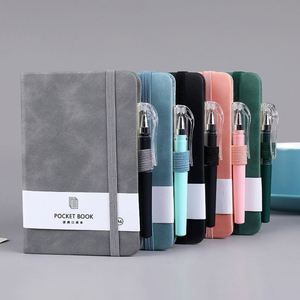 Libretas de Cuero PU A6 de Bolsillo con Logotipo Personalizado, Libretas de Tapa Dura Mini A7 de Alta Calidad para Negocios y Estudios - Product Image 1