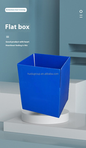 재활용 가능한 폴리 프로필렌 접을 수있는 접이식 쌓을 수있는 친환경 보관 용기 물류 상자 메쉬 내구성 - Product Image 4