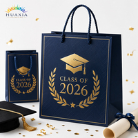 Sacchetti Regalo di Lusso Personalizzati per Laurea con Manici in Corda |   Logo in lamina d'oro per pacchetti regalo VIP, sponsor e donatori