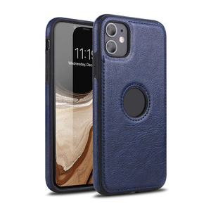 Étui de protection arrière en cuir PU et TPU fin, style vintage de luxe, pour iPhone 11 12 Pro Max <span class=keywords><strong>XR</strong></span> X XS Max 7 8 Plus - Product Image 5
