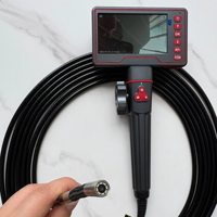 Caméra d'inspection endoscopique industrielle vidéo numérique avec câble 10mts objectif 6mm et outil de diagnostic articulé à 2 voies