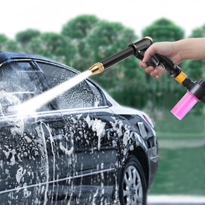 Boquilla de pistola de agua de alta presión con filtro para lavado de autos y uso en jardín, mango de plástico, distancia de pulverización de 20 m - Product Image 2