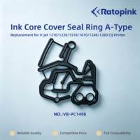 Ratopink VB-PC1498 Anneau d'étanchéité de la cartouche d'encre de type A, remplacement pour imprimante CIJ V-jet 1210/1220/1510/1610/1240/1280