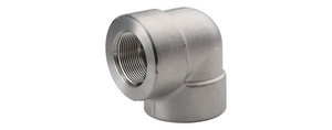 ข้อต่อเหล็กคาร์บอน C-WAY ขนาด 2 นิ้ว 90 องศา แบบเกลียว ANSI B16.11 NPT ASTM A105 - Product Image 2