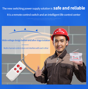 <span class=keywords><strong>AC</strong></span> 220V/380V interruptor de control remoto inalámbrico 2 canales 1000m <span class=keywords><strong>Motor</strong></span> adelante bomba de agua inversa 40A Max. NFC OEM personalizable - Product Image 6