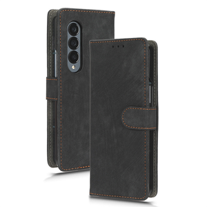 Étui Portefeuille Antivol en Cuir Véritable pour <span class=keywords><strong>Samsung</strong></span> <span class=keywords><strong>Galaxy</strong></span> Z Fold 5 4 3 <span class=keywords><strong>2</strong></span>, Coque de Protection à Rabat - Product Image 1