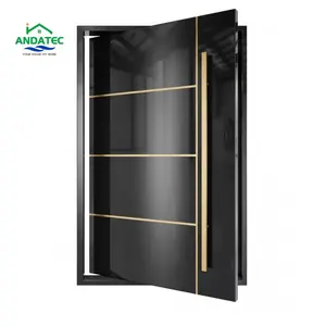 ヴィラ用耐久性のある環境にやさしい防水ステンレス鋼金属メインエントランスドア