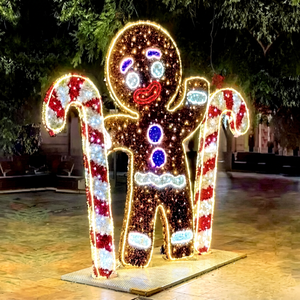 2025 New Outdoor Led Pattern <b>Lights</b> Animated Christmas Characters For Landscape For Photography Ramadan Halloween Decorations - Product Image 1