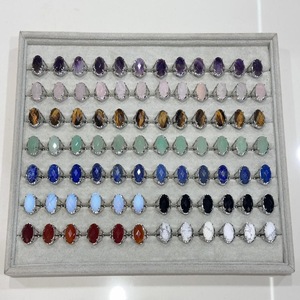 Handmade <b>Copper</b> Natural Gemstone Rings for Women Classic Fashion Zircon Stones Platinum Plated Unique Design Gifting Occasions - Product Image 6