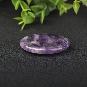 HZ Pietra Grezza Ovale Intagliata per Massaggio con la Mano, Massaggiatore Naturale in Minerale per Decompressione del Pollice - Product Image 6