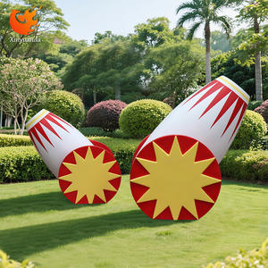 Escultura de FRP de dibujos animados modernos, adornos de fibra de vidrio duraderos para parque infantil y decoración de jardín para Navidad y Halloween - Product Image 1