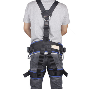 Arnés <span class=keywords><strong>de</strong></span> seguridad <span class=keywords><strong>de</strong></span> cuerpo <span class=keywords><strong>completo</strong></span> ajustable cinturón <span class=keywords><strong>de</strong></span> seguridad protector para escalada y rescate <span class=keywords><strong>de</strong></span> Montañismo hecho <span class=keywords><strong>de</strong></span> nailon duradero - Product Image 4