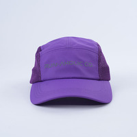 Gorras de Malla Transpirables de 5 Paneles de Secado Rápido de Alta Calidad al por Mayor de Yukaihe, Gorra de Ciclismo, Campamento y Running con Logotipo Personalizado