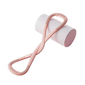 Bande de résistance en forme de 8, 15lb, en silicone, durable, pour exercices du dos, équipement d'entraînement de yoga à domicile pour adultes, EB12 - Product Image 5