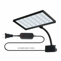 Lampe LED pour aquarium à spectre complet, 3 couleurs, luminosité réglable, pour plantes aquatiques, avec télécommande