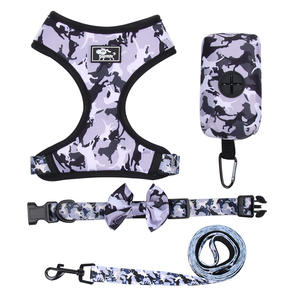 Aksesori hewan peliharaan mewah kustom kamuflase baru tali kerah set <span class=keywords><strong>harness</strong></span> anjing <span class=keywords><strong>harness</strong></span> anjing yang dapat disesuaikan tali dan <span class=keywords><strong>harness</strong></span> hewan peliharaan - Product Image 5