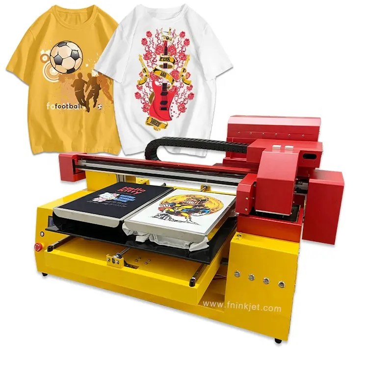 FN-6560YD Dubbele Printkop A2 Dtg Printer 6560 Size Hot Koop A2 T-shirt Drukmachine Direct Naar Kledingstuk Inkjet Printer