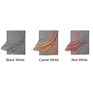 Wholesale Premium Breathable Classic Houndstooth Fringed Long Scarf Cozy Warm Fashion <b>Accessory</b> for Ladies Winter Party - Product Image 2