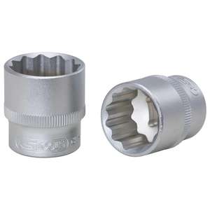 KS TOOLS 3/8" <b>12</b> <b>Point</b> <b>socket</b>, 1/2" - Product Image 1