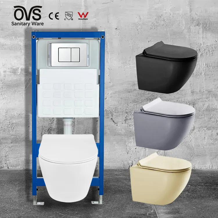 Ovs Ware Sanitaire Wc Wall Hang Ce Cuvette De Toilette Cachée Toilette Wc Wall Hang Toilette Vaso Sanitrio De Parede Suspenso