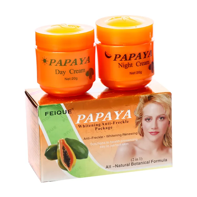 Papaya gesicht starke bleaching und sommersprossen dark spot entfernen haut bleichen creme für dunkle haut