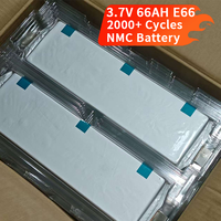Batterie rechargeable 3.7V 60Ah E61 E63 E66 E78 61Ah 66Ah, pack de batteries NMC lithium-ion polymère, système de stockage d'énergie pour voitures électriques