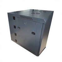Kabinet Rak Server Jaringan Kustom 19 Inci dengan Engsel, Model Ayun Ganda 4U 6U 9U 12U untuk Komunikasi IT