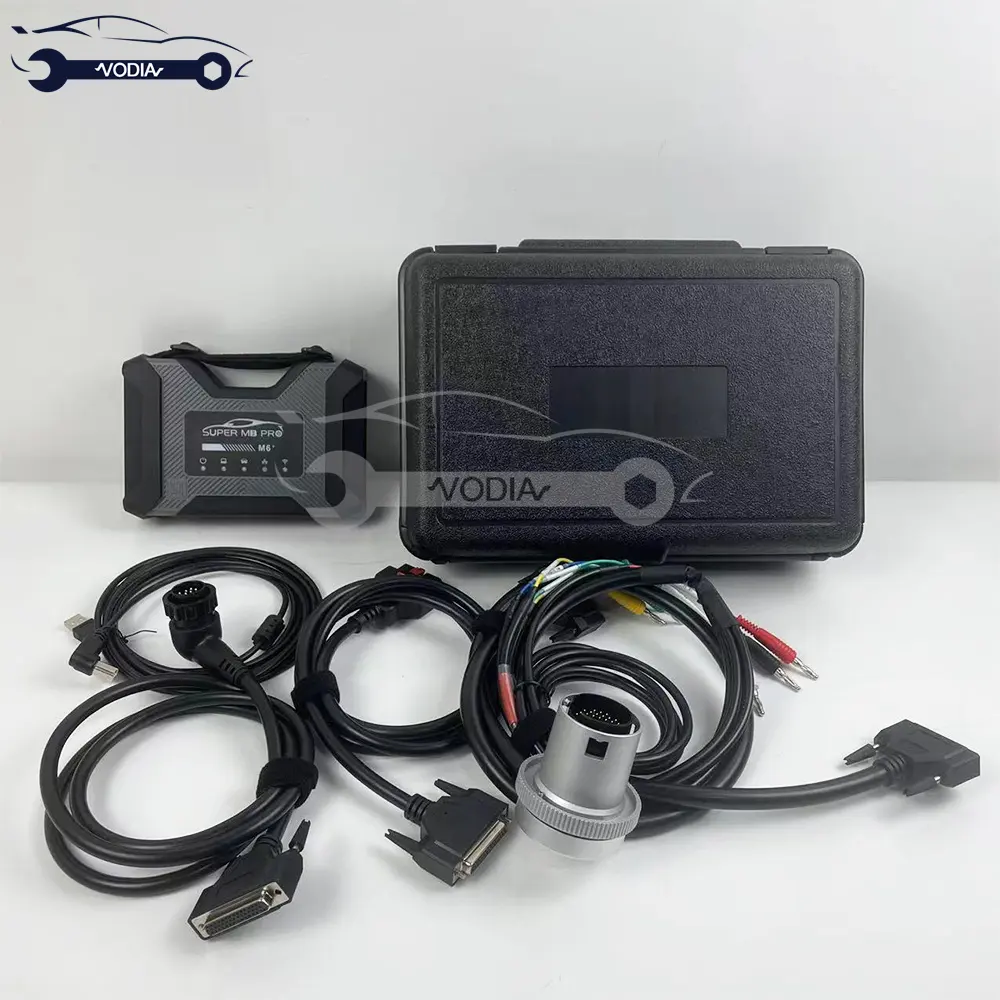 Super MB PRO M6 + DOIP VCI WiFi Actualización de C4 C6 profesional para BENZ distribuidor diagnóstico para Mercedes coche camión autobús VAN escáner