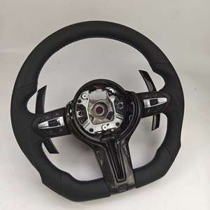 Volante de Cuero para Automóvil <span class=keywords><strong>BMW</strong></span> Serie 3 y Serie 5, para M3 M4 <span class=keywords><strong>M5</strong></span> M6 F30 F10 F15 F36 F01 F20 F22 F25 F31 F32 E70 E71 E90 X6 - Product Image 3