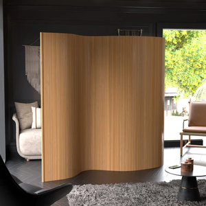 Pantalla de bambú de estilo japonés moderna, divisor de habitación, pantalla de privacidad plegable de pared <span class=keywords><strong>para</strong></span> muebles del hogar, separación de sala de estar - Product Image 5