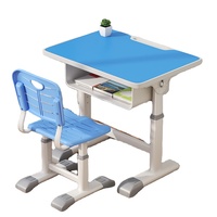 Mesa y Silla de Estudio para Niños de Proveedor Industrial, Diseño de Rejilla Ventilada, Silla de Escritorio Escolar OEM ODM para el Hogar y el Aula