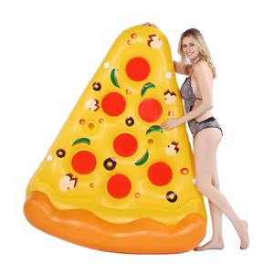 Colchón inflable gigante para deportes acuáticos, cama flotante para piscina, Pizza, venta al por mayor - Product Image 1