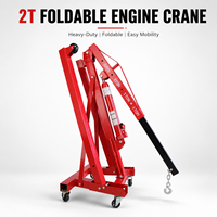 Grue de levage de moteur pliable robuste pour le démontage et la réparation de moteurs automobiles, certifiée CE, prise en charge de la personnalisation OEM