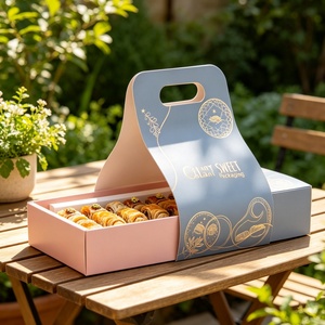 Custom Dessert Food Gift Box Coffee Series Packaging Takeout <strong>Baklava</strong> Chocolate Dates Box Kernels Tiramisu Cake Box - Product Image 1