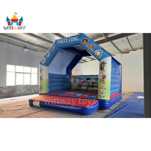 บ้านเป่าลมรูปอุ้งเท้าสุนัขทำจากพีวีซีเป็นมิตรต่อสิ่งแวดล้อมใช้ในบ้านและในเชิงพาณิชย์ - Product Image 1