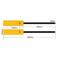 Etiqueta de Sello RFID Reutilizable Adhesiva a Prueba de Agua SUNlan, ISO18000-6C UHF, Mini Etiqueta de Sello de Plástico RFID, Etiquetas de Cable de Varios Tamaños, NFC