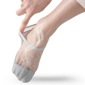 Chaussettes invisibles en dentelle ultra fines respirantes antidérapantes pour femmes, chaussettes plates A01-1-6 - Product Image 1
