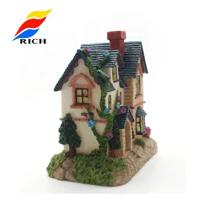 Fashion Polyresin Creative Gift Souvenir 3d House Building Model Toys