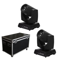 Flight case de transport pour éclairage de scène, en aluminium, pour 2 projecteurs Beam 230W à tête mobile, avec roues